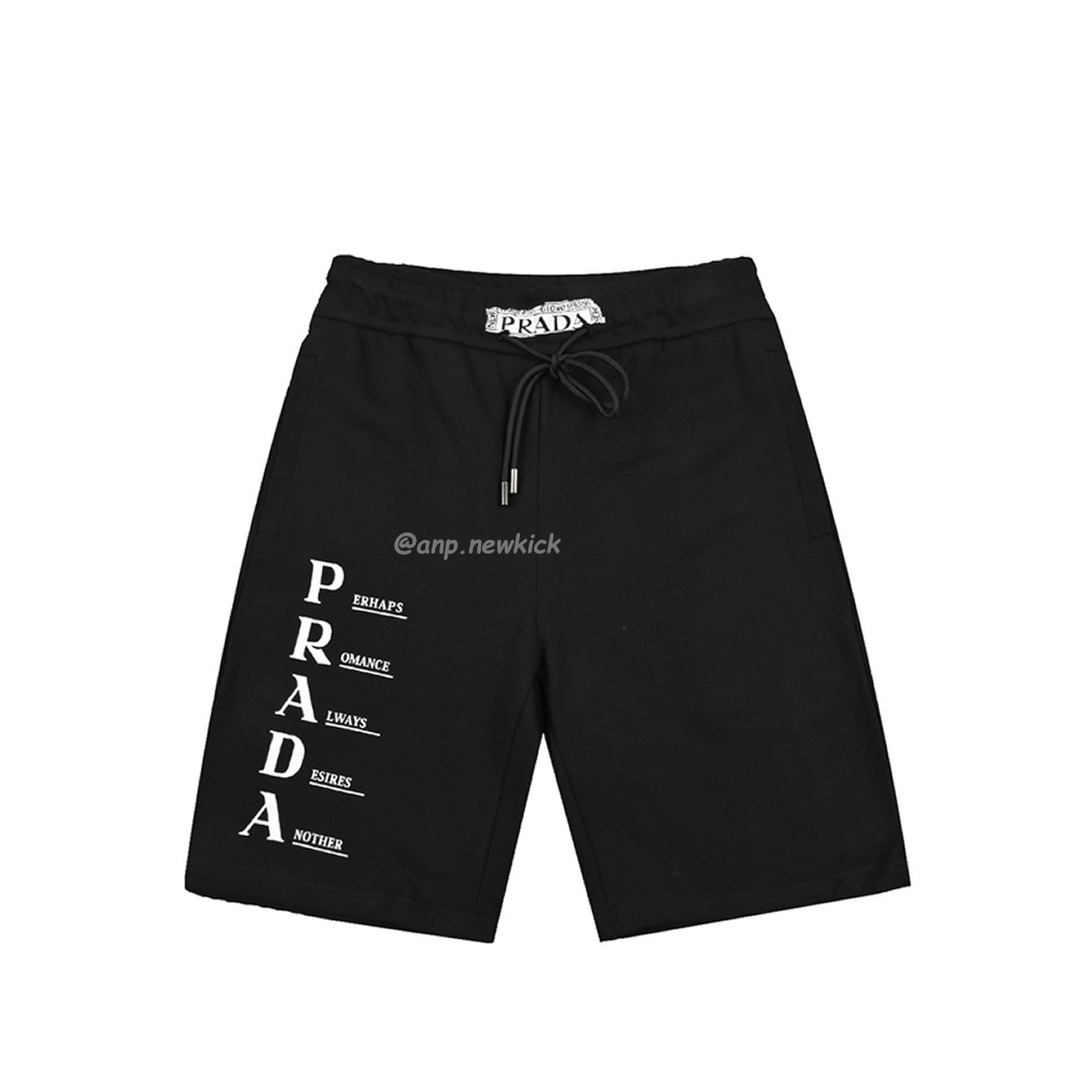 Prada Triangle Letter Logo Printed Shorts (1) - newkick.app